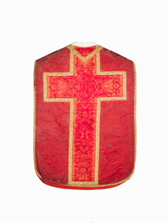 chasuble : ornement rouge n°1