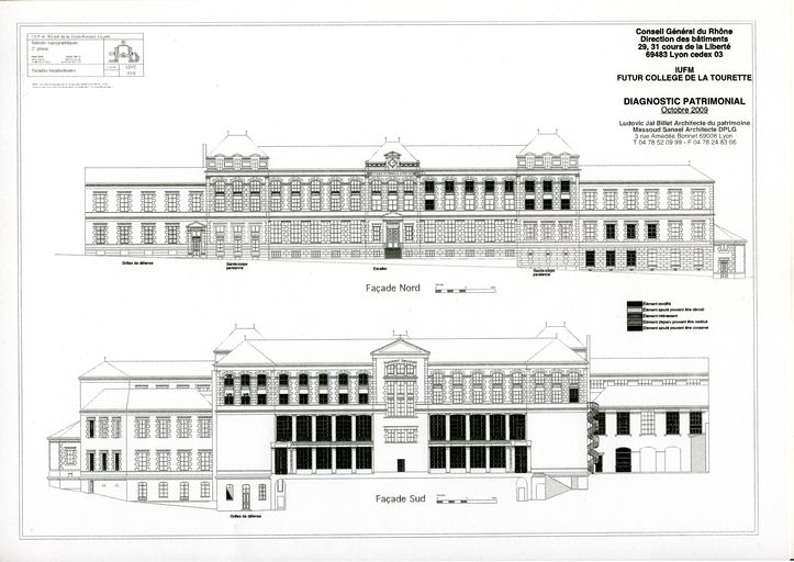 École normale d'institutrices, puis institut de formation des maîtres, actuellement collège