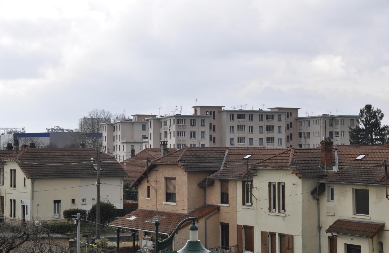 cité ouvrière de l'ancienne Société lyonnaise de soie artificielle dite Grandes maisons de la SLSA