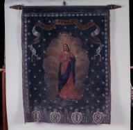 Bannière de procession : Immaculée Conception, Saint Louis de Gonzague