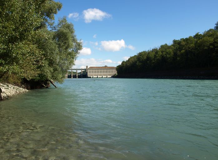 Barrage-usine hydroélectrique de Chancy-Pougny