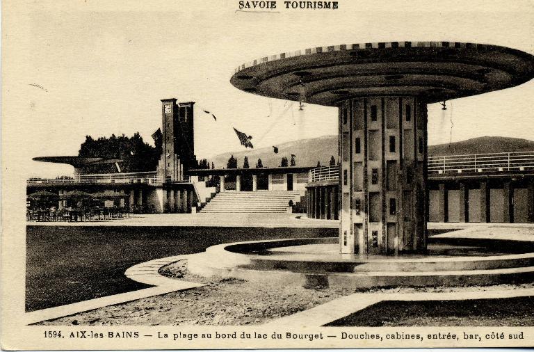 Plage artificielle, dite Plage de Coëtan puis Plage d'Aix