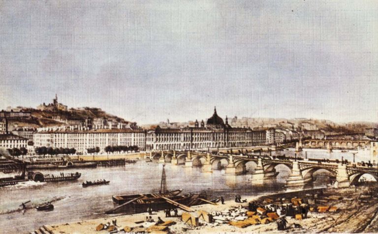 Deuxième pont de la Guillotière (détruit)