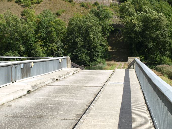 Barrage de Savières, pont de chemin