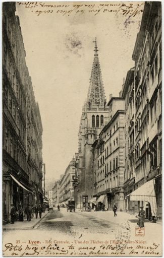 Rue Centrale et Saint-Pierre, actuellement rue de Brest et rue Paul-Chenavard