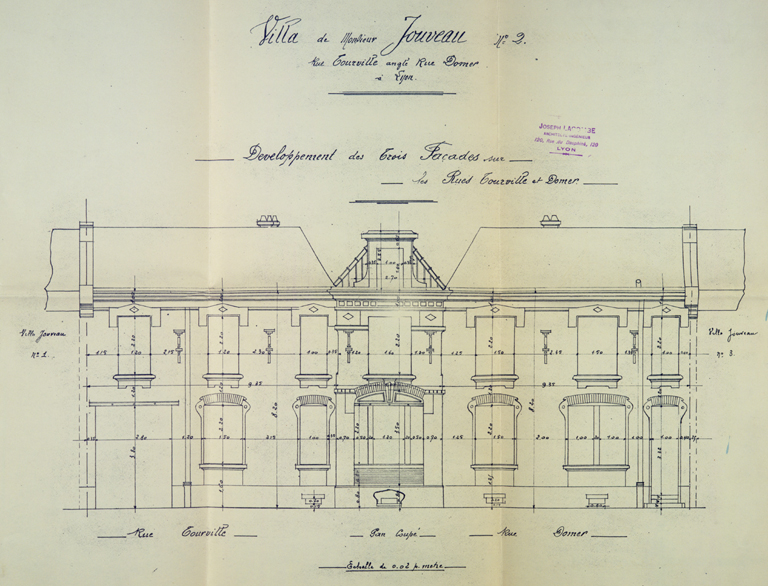 Ensemble de trois maisons dit Villa Jouveau