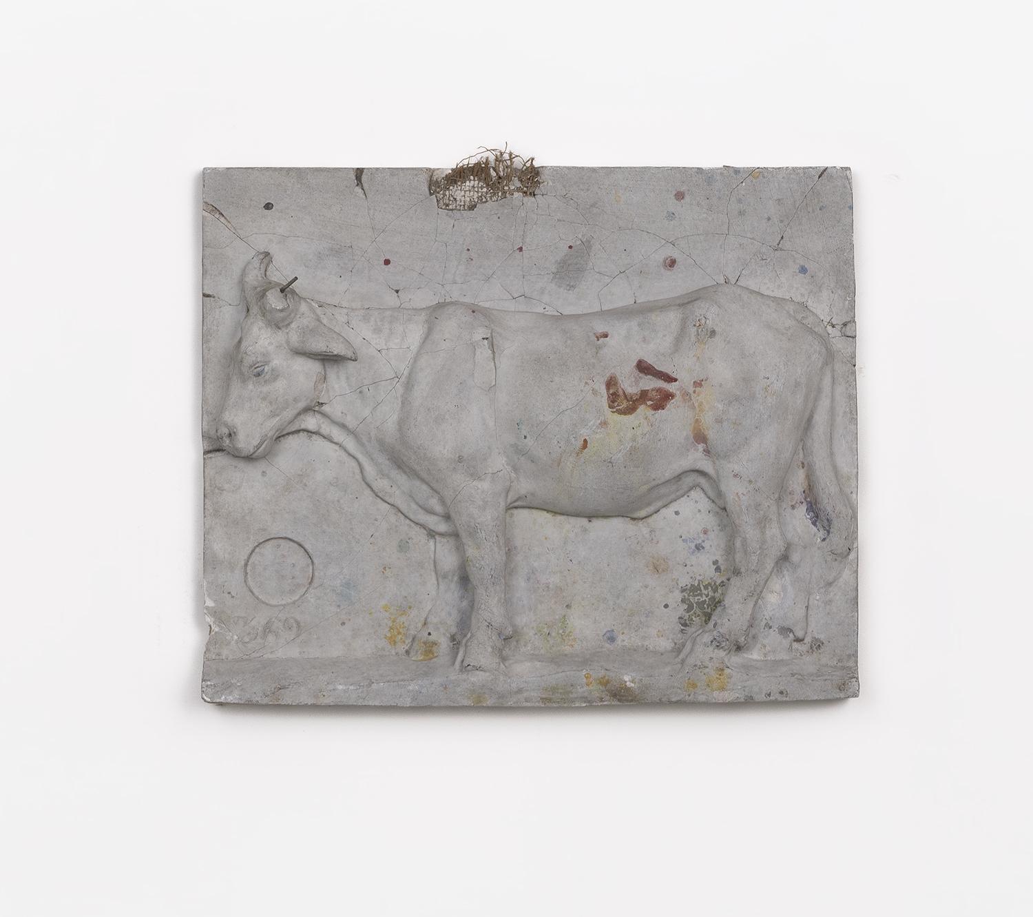 Bas-relief : Vache du Vatican