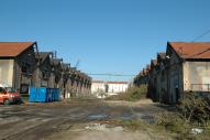 Ateliers SNCF dit Oullins-wagons ou Oullins-voitures site de la Saulaie actuellement métro ligne B