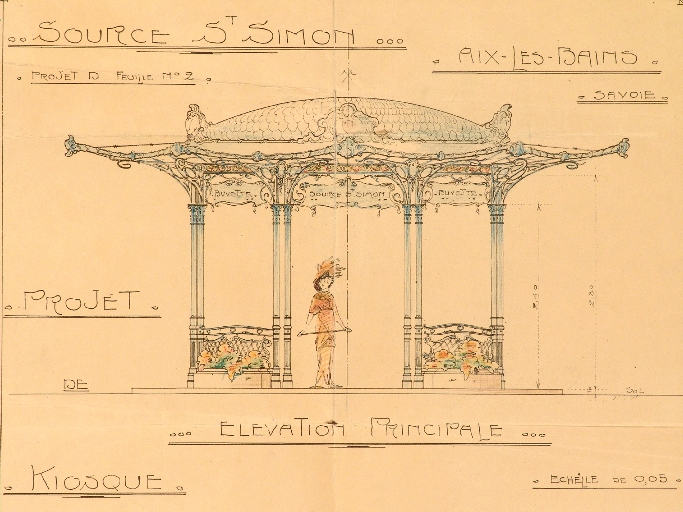 Kiosque, dit Buvette de la source de Saint-Simon (n° 1)