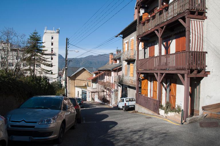 Rue de Pugny, actuellement rue du Bain-Henri-IV