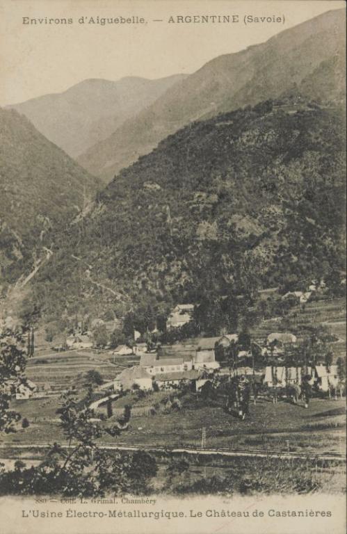 Usine électrométallurgique et centrale hydroélectrique de Gemilly dite centrale d'Argentine 1