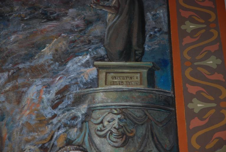 Peintures monumentales : décor de l'église Saint-Laurent