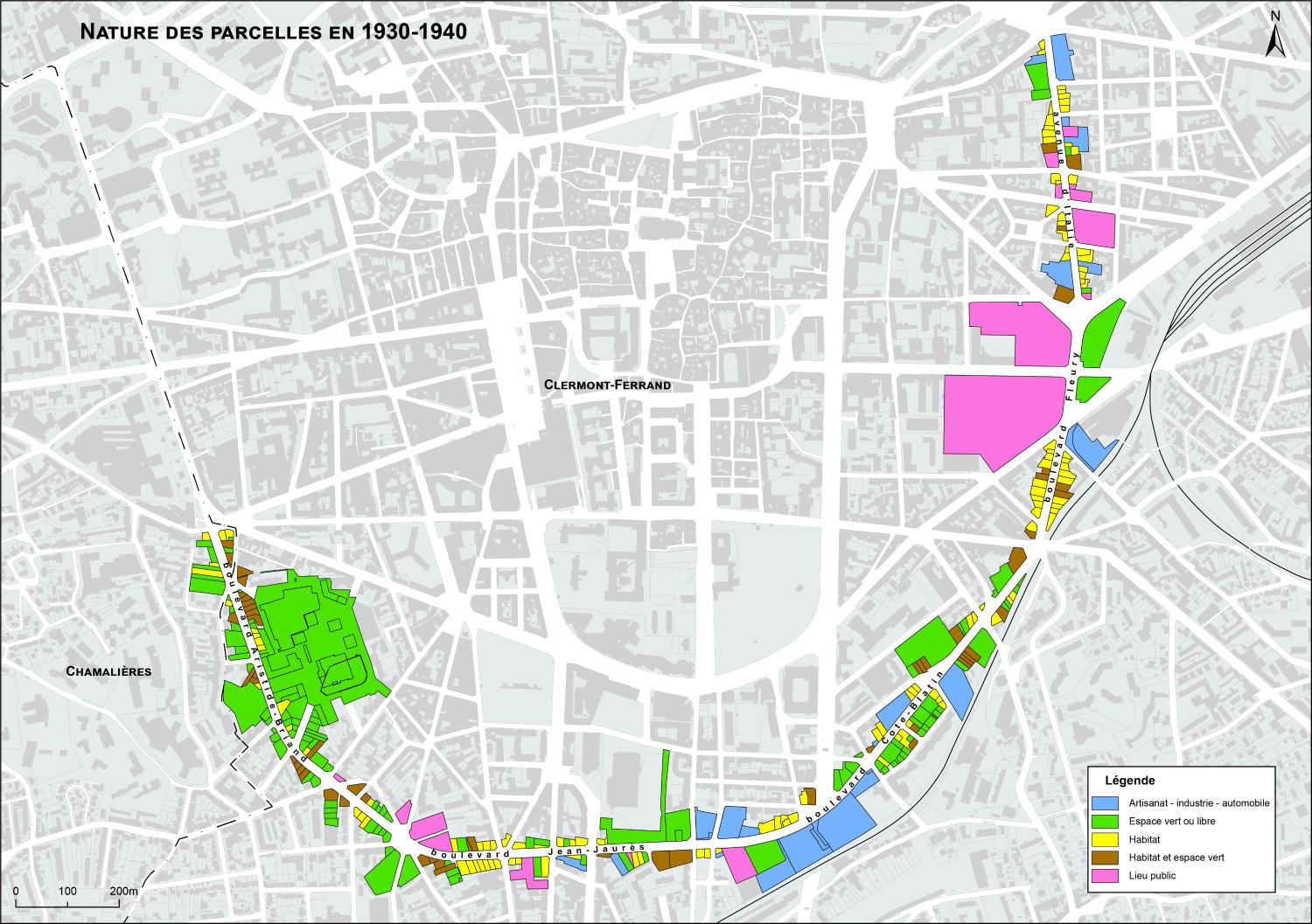 carte de Clermont-Ferrand