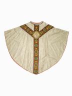 chasuble, voile de calice, bourse de corporal : ornement blanc