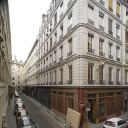 Vue générale de la partie de la rue Pléney percée en même temps que la rue Paul-Chenavard