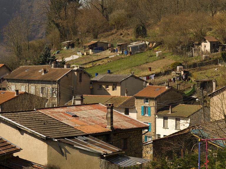 Pentes de la commune de Thiers