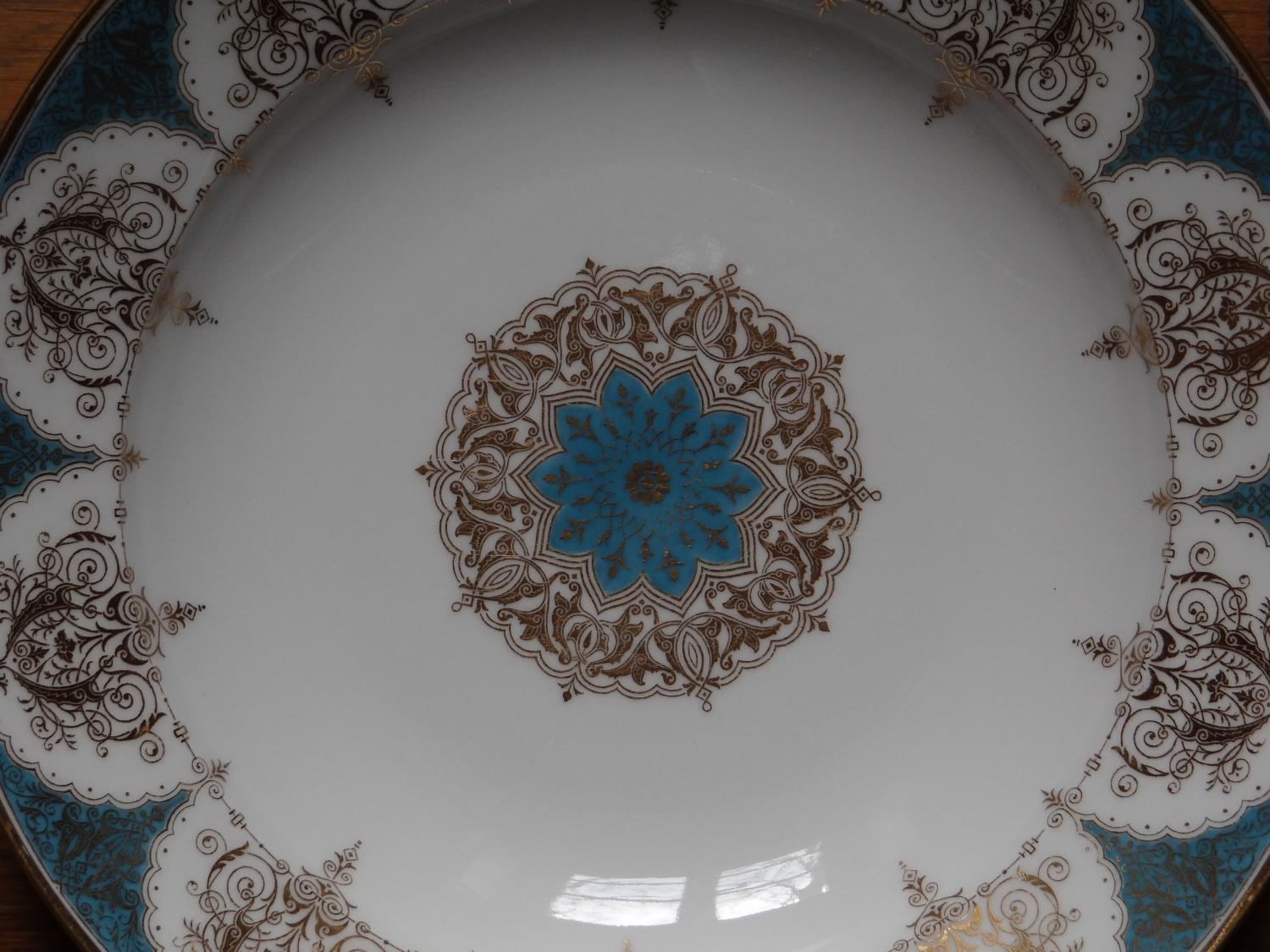Assiettes (2) - Service d'apparat du château de Bizy