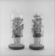 Ensemble de 2 vases-bouquets d'autel
