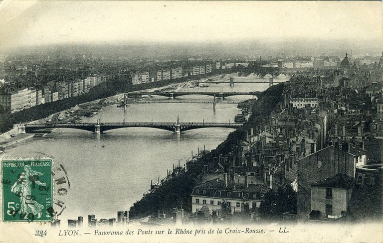 Pont Morand, puis pont du Bâtiment, puis pont Morand (détruit) ; culée (vestiges)