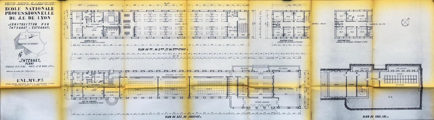 Ecole nationale professionnelle de jeunes filles La Martinière, site de La Duchère, actuellement lycée d’enseignement général et technologique La Martinière-Duchère