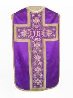 chasuble, étole, manipule : ornement violet