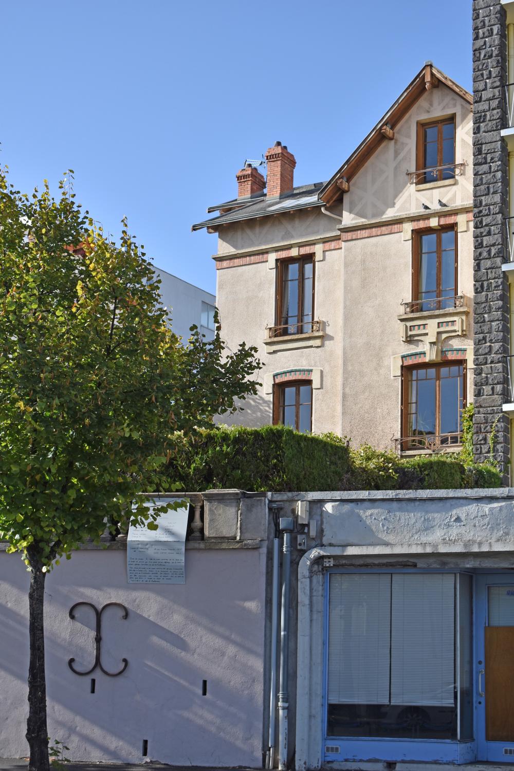 Elévation du n°64 sur le boulevard Lavoisier
