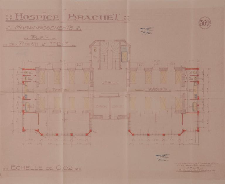 Hospice, dit Hospice Brachet, actuellement maison de retraite, dite pavillon Brachet