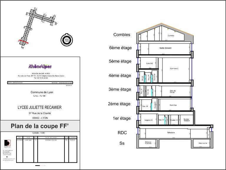 Collège moderne de jeunes filles, dit collège Juliette-Récamier, actuellement lycée Juliette-Récamier