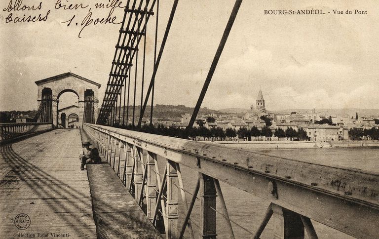 Ancien pont de Bourg-Saint-Andéol (détruit)