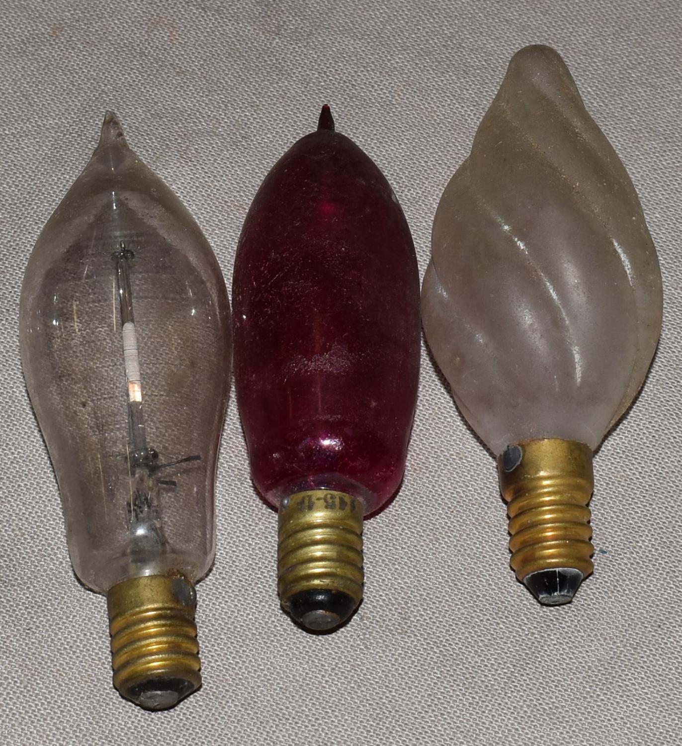 Ensemble n°2 d'ampoules et fausses bougies