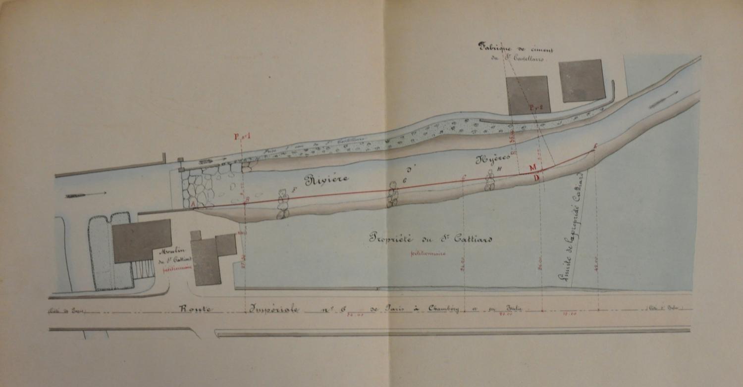 Fabrique de ciment et de chaux Castellazo puis Routin, Grumel aîné et Compagnie puis usine de la Société anonyme des Ciments de Vimines actuellement scierie