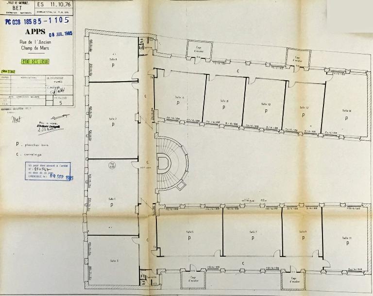 Centre de formation d'apprentis, actuellement lycée d'enseignement général, technologique et professionnel Jean-Jaurès