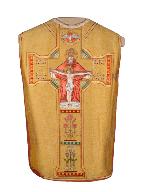 chasuble, étole : ornement doré