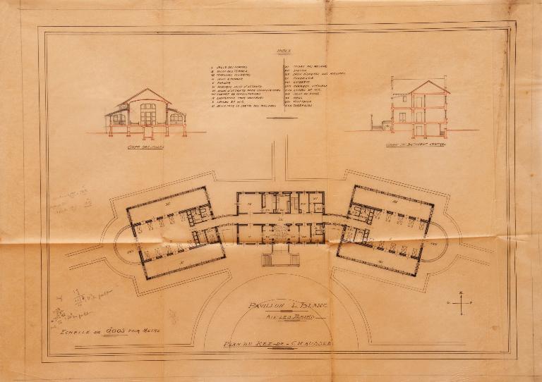 Sanatorium, projet de pavillon Léon Blanc