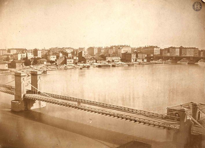 Pont de l'Hôtel-Dieu, ou dite passerelle de l'Hôtel-Dieu (détruit)