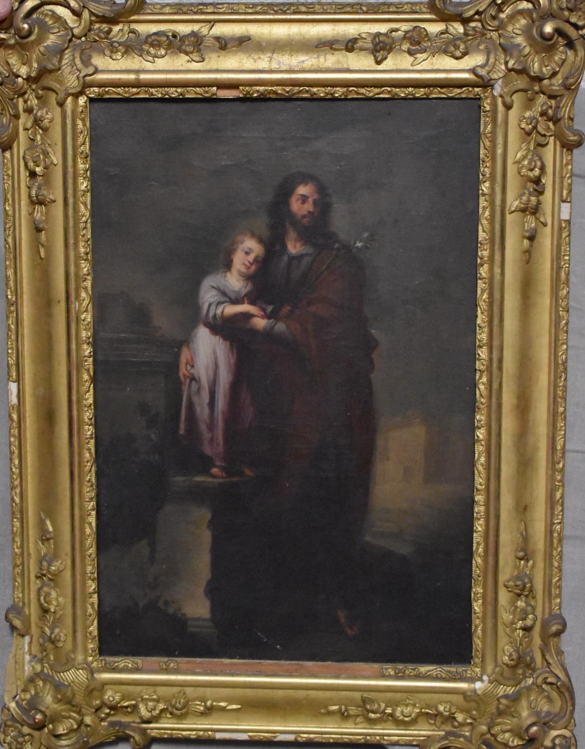 Tableaux religieux d'après Bartolomé Esteban Murillo (6) : 1. Saint Thomas de Villeneuve faisant l'aumône ; 2. Adoration des bergers (L') ; 3. Sainte Juste et sainte Rufine ; 4. Saint Felix de Cantalice ; 5. Saint Joseph et l'Enfant Jésus ; 6. Saint Jean-Baptiste