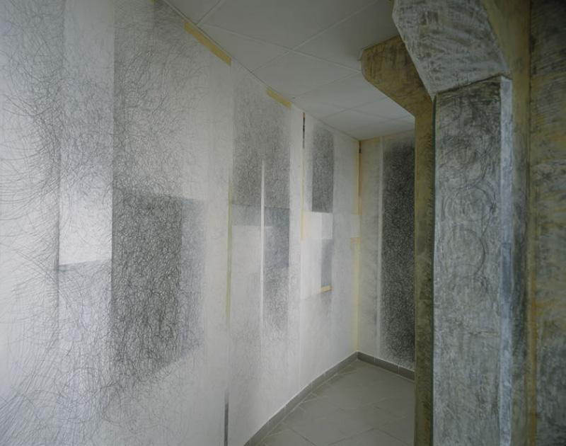 Revêtement mural (dessin) : composition sans titre