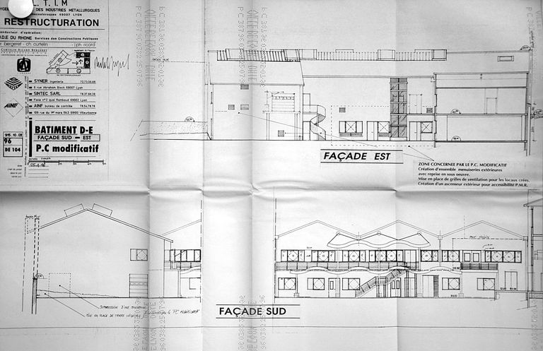 Ecole de métiers des industries métallurgiques et atelier-école, puis lycée technique des industries métallurgiques et lycée d'enseignement professionnel, actuellement lycée Hector-Guimard - Lycée des Métiers, Transformations des matériaux