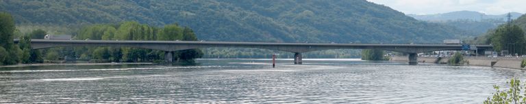 Pont autoroutier amont de l'A. 7