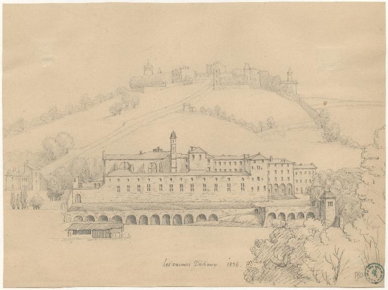Couvent de carmes déchaussés Notre-Dame-du-Mont-Carmel, puis caserne, pensionnat, archives départementales du Rhône