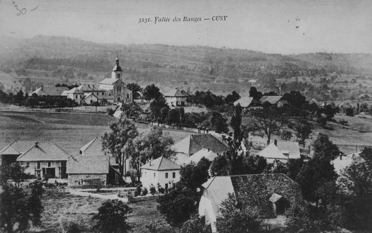 Présentation de la commune de Cusy