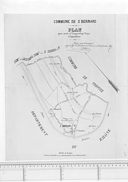 Présentation de la commune de Saint-Bernard