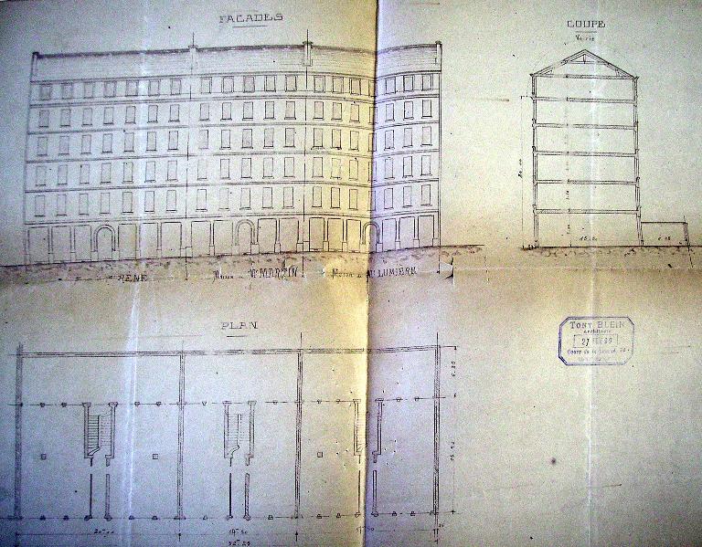 Ensemble de trois immeubles 87 - 91 cours Gambetta