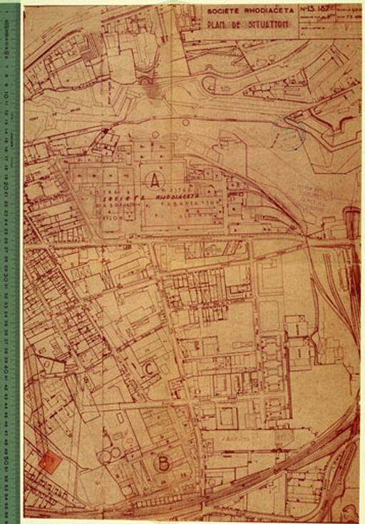 Cité ouvrière P.L.M. et 'Société Lyonnaise H.L.M. groupe Bourbonnais-Littré', puis cité Rhodiaceta