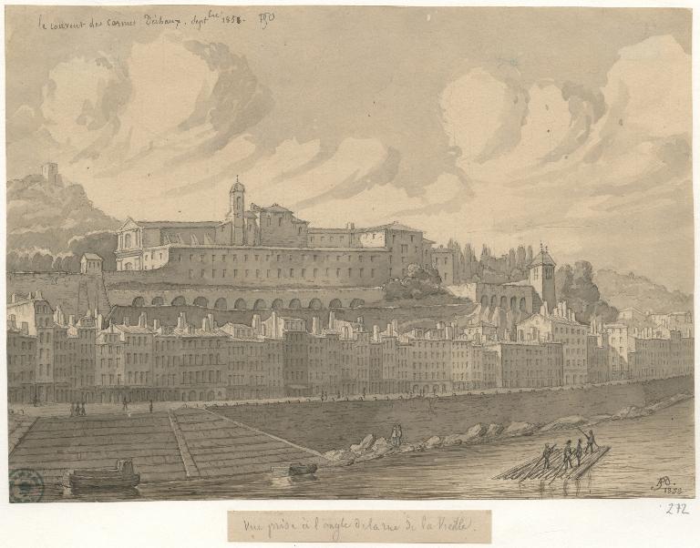 Couvent de carmes déchaussés Notre-Dame-du-Mont-Carmel, puis caserne, pensionnat, archives départementales du Rhône