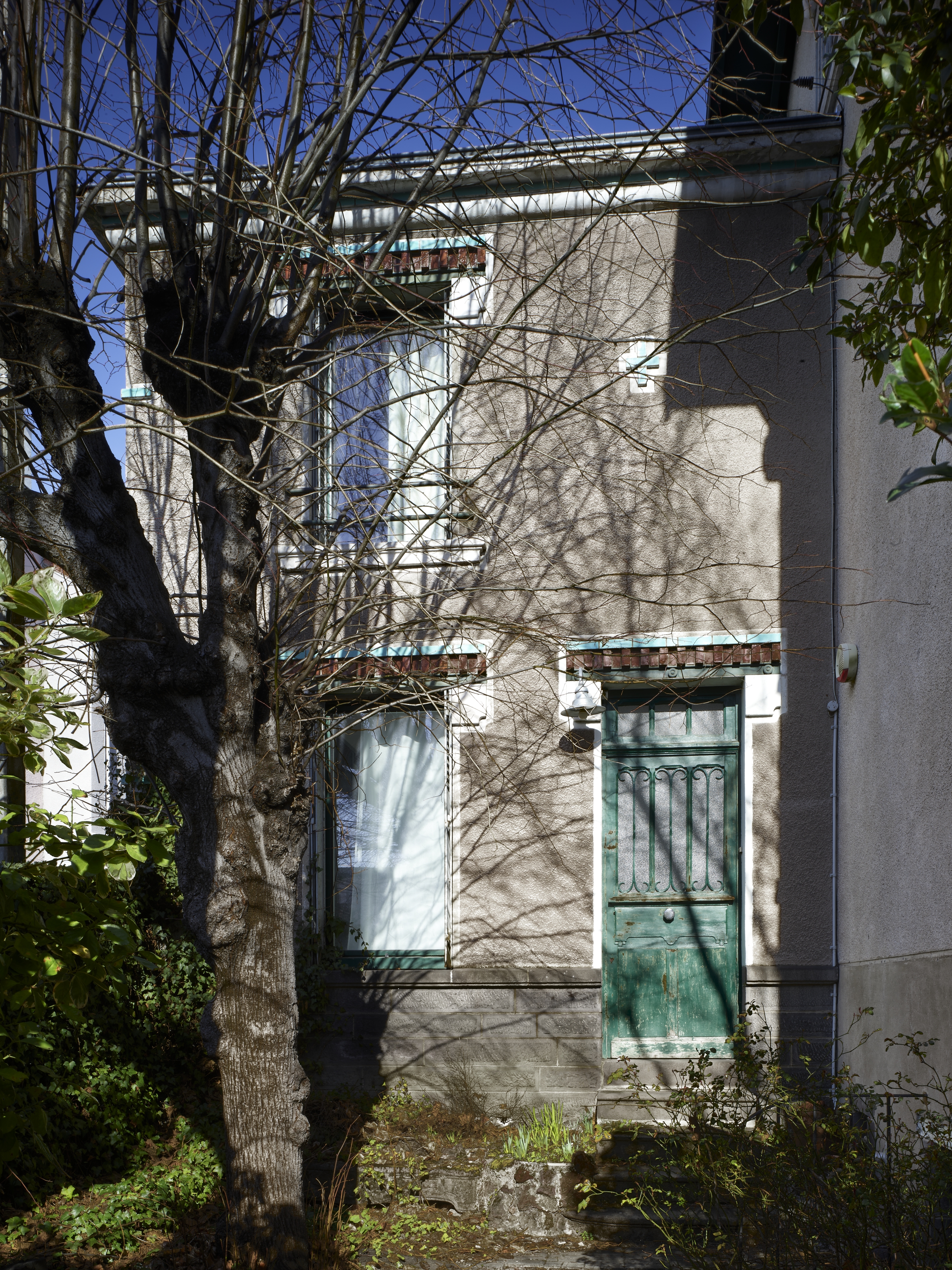 Elévation sud du bâtiment d'entrée