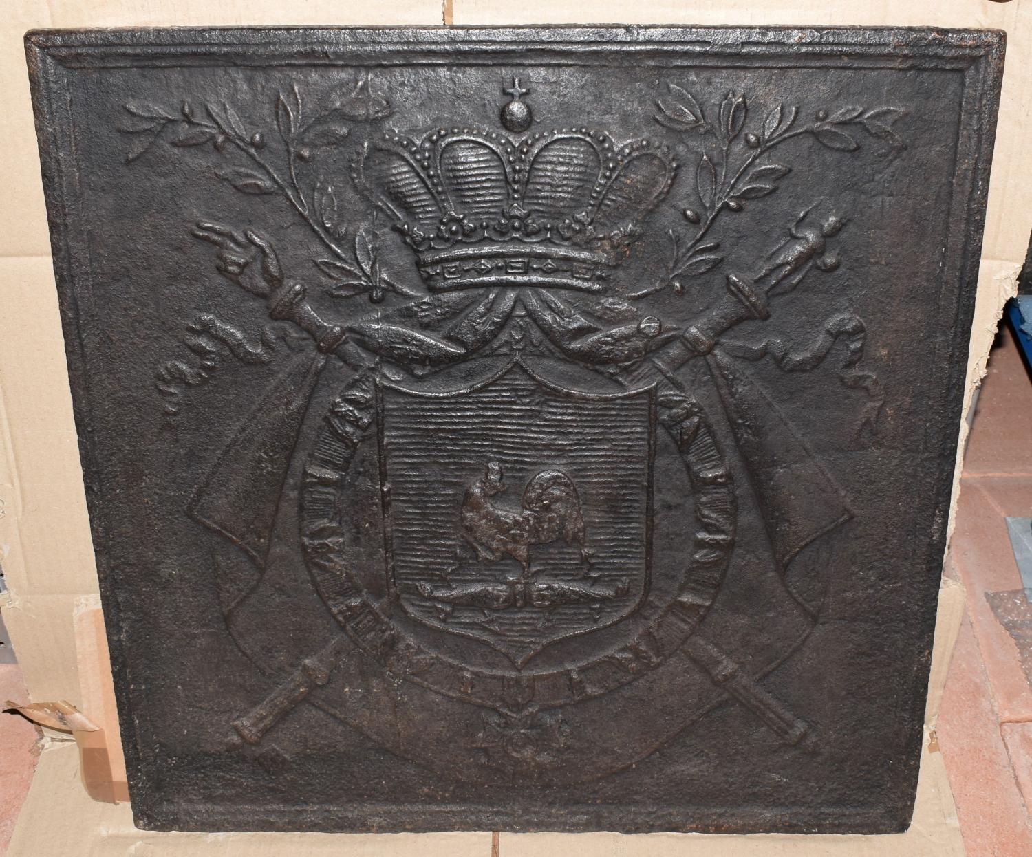Plaque de cheminée