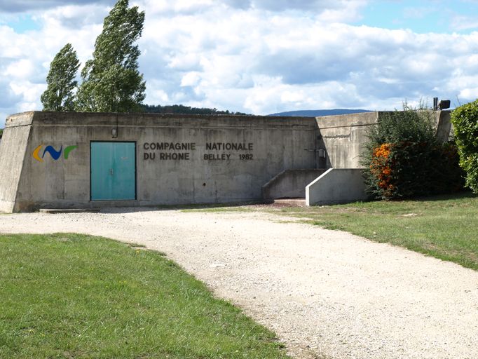 Barrage de retenue de Lavours, pont, passerelle