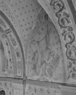 Ensemble des peintures monumentales des travées de choeur et de transept et de la nef.