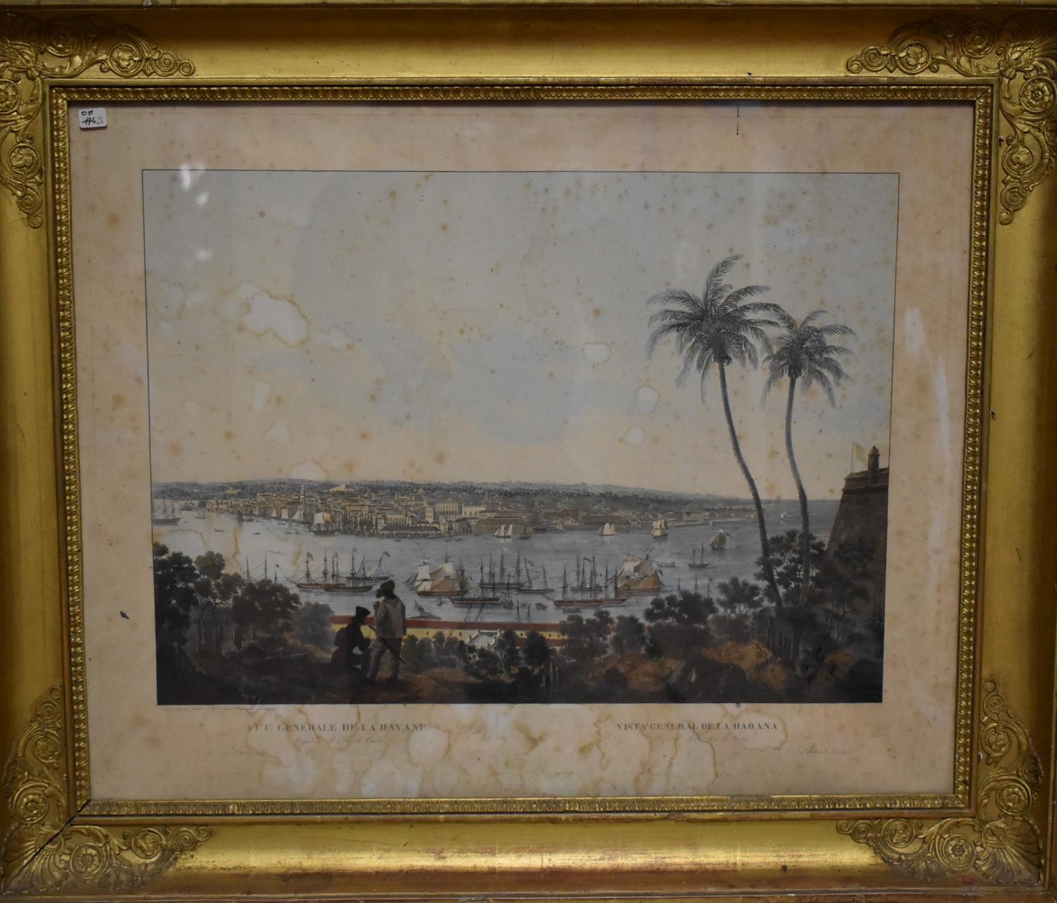 Estampe d'Hippolyte Garneray - Vue générale de la Havane